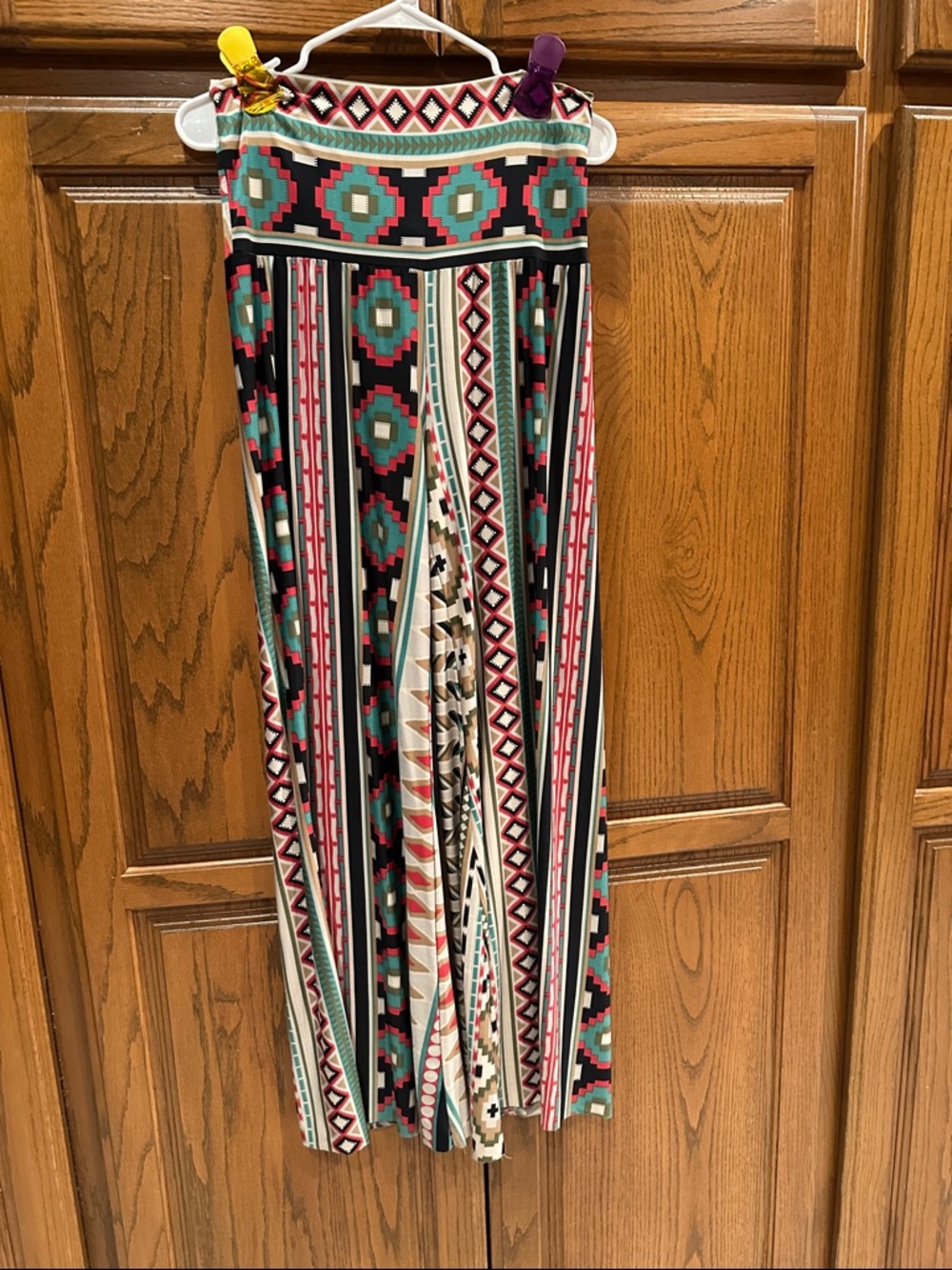 5th Culture stretchy southwest aztec pants